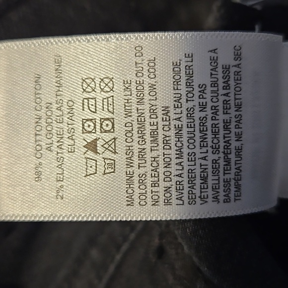 Lucky Brand Black Ava Mid-Rise Advance Stretch Skinny Ankle Jeans Size  14 32 - Picture 10 of 16